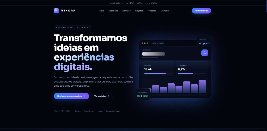 Preview do NEXORA