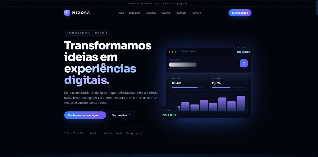 Preview do NEXORA